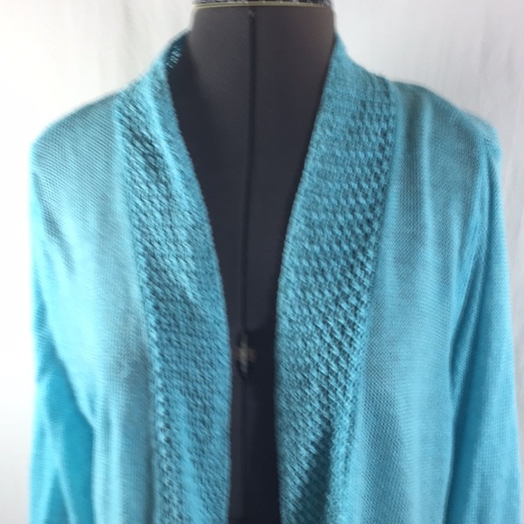 Chico’s Open Front Cardigan Size 1 - Picture 2 of 8